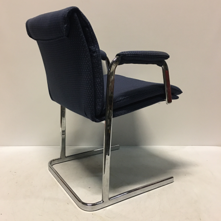 Sledestoel blauw patroon Sledestoel blauw patroon