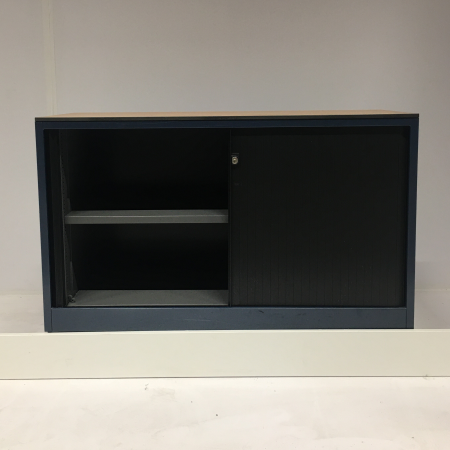 Ahrend roldeurkast donkerblauw/zwart Ahrend roldeurkast donkerblauw/zwart
