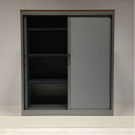 Robberechts roldeurkast zilver 138 cm Robberechts roldeurkast zilver 138 cm
