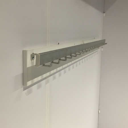 Wandgarderobe zilvergrijs Wandgarderobe zilvergrijs