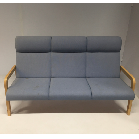 Wachtkamerbank blauw Wachtkamerbank blauw