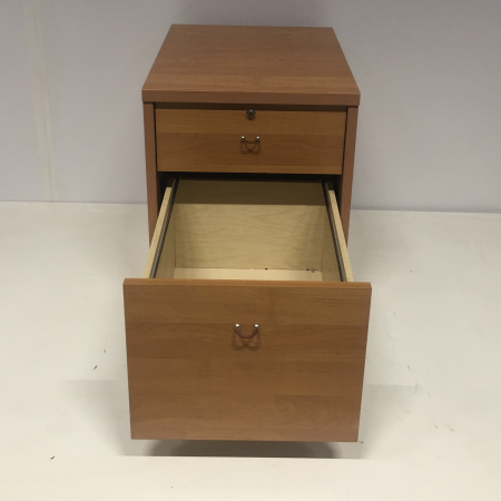 Ladeblok hout 2 lades Ladeblok hout 2 lades