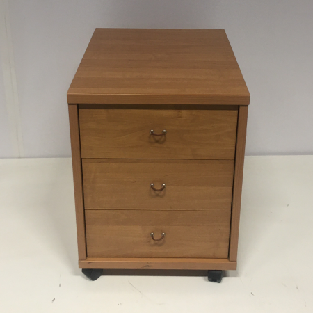 Ladeblok hout 3 lades Ladeblok hout 3 lades
