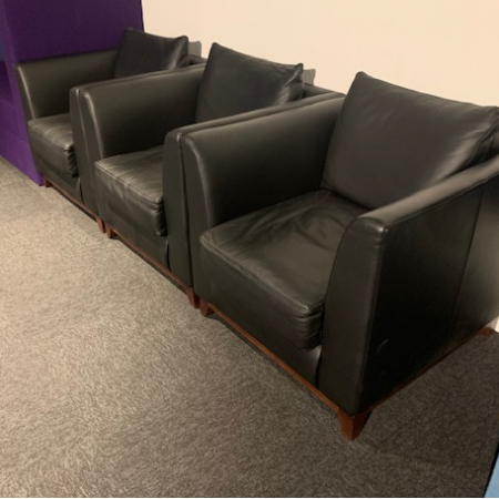 Leren fauteuil Leren fauteuil