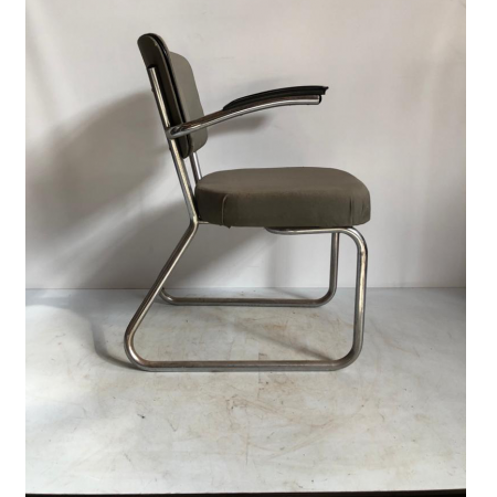 Vintage buizenframe stoel