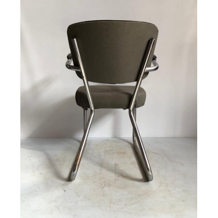 Vintage buizenframe stoel