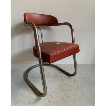Buizenframe vintage stoel Buizenframe vintage stoel