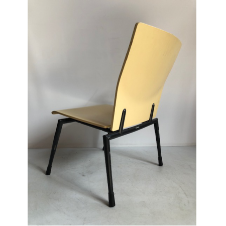 Ahrend blank houten bezoekersstoel Ahrend blank houten bezoekersstoel
