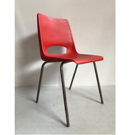 Philippus Potter vintage stoel rood 1967 model pp 504090
