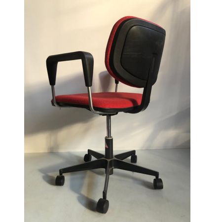 Gispen bureaustoel rood Gispen bureaustoel rood