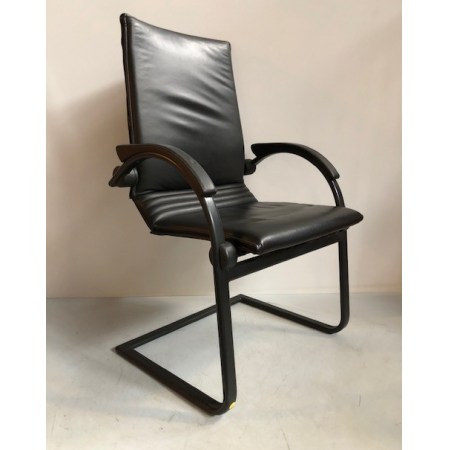 Ahrend Aura zwart leder