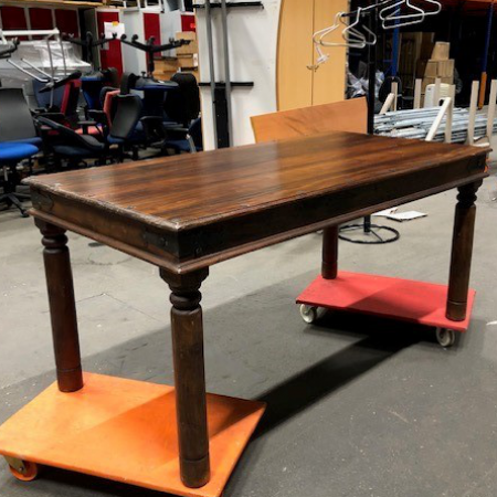 Koloniale eettafel 165 cm breed Koloniale eettafel 165 cm breed