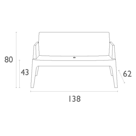 Siesta Box Sofa lichtgrijs