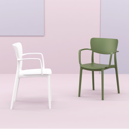 Siesta Lisa designstoel wit Siesta Lisa designstoel wit