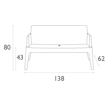 Siesta Box Sofa antracietgrijs