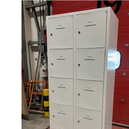 2 koloms lockerkast 5 deuren per kolom 2 koloms lockerkast 5 deuren per kolom