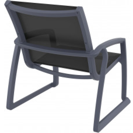 Siesta Pacific Lounge Armchair Donkergrijs - Zwart Siesta Pacific Lounge Armchair Donkergrijs - Zwart