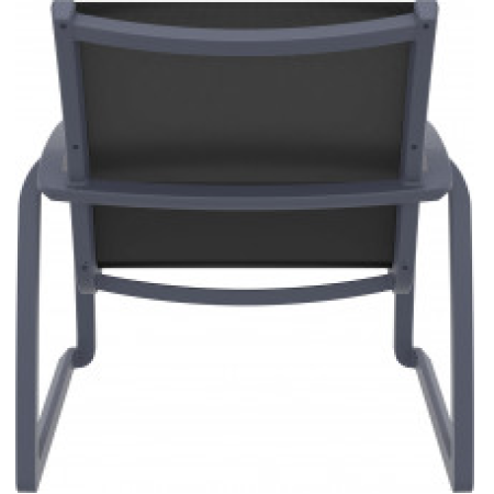 Siesta Pacific Lounge Armchair Donkergrijs - Zwart Siesta Pacific Lounge Armchair Donkergrijs - Zwart