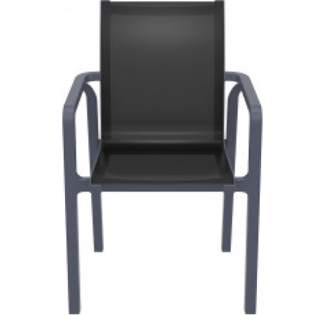 Siesta Pacific Armchair Donkergrijs - Zwart Siesta Pacific Armchair Donkergrijs - Zwart