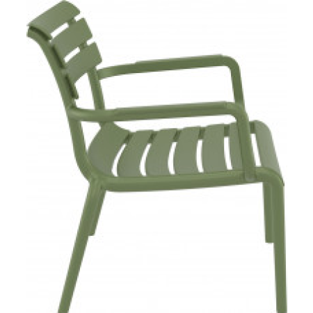 Siesta Paris Lounge Armchair olijfgroen Siesta Paris Lounge Armchair olijfgroen