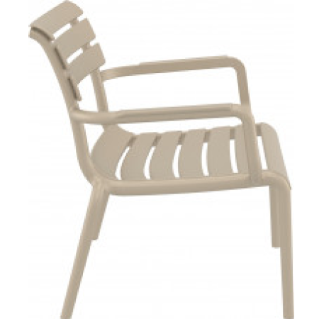 Siesta Paris Lounge Armchair Taupe Siesta Paris Lounge Armchair Taupe