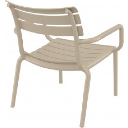 Siesta Paris Lounge Armchair Taupe Siesta Paris Lounge Armchair Taupe