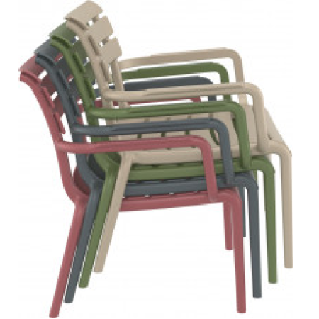 Siesta Paris Lounge Armchair Taupe Siesta Paris Lounge Armchair Taupe