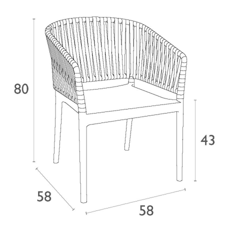 Siesta Portofino Armchair olijfgroen Siesta Portofino Armchair olijfgroen