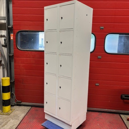 2-koloms lockerkast 60x50x195 cm wit ACTIE 2-koloms lockerkast 60x50x195 cm wit ACTIE