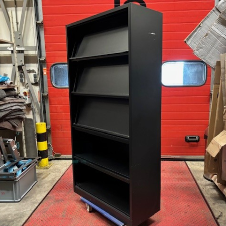 Inofec folderkast 100x42x195 cm kleur zwart