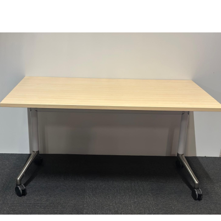 Wilkhahn verrijdbare klaptafel – 160x80 cm (ahorn/maple blad)
