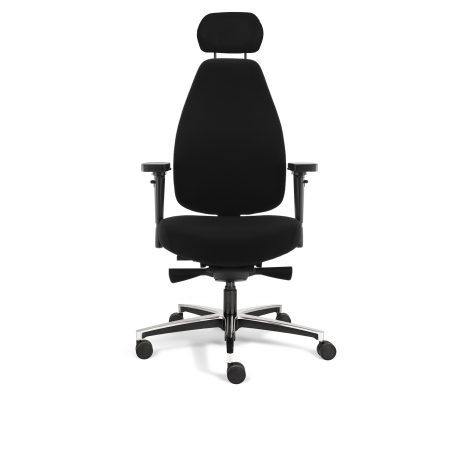 Therapod® X HR bureaustoel – in Mirage stof zwart