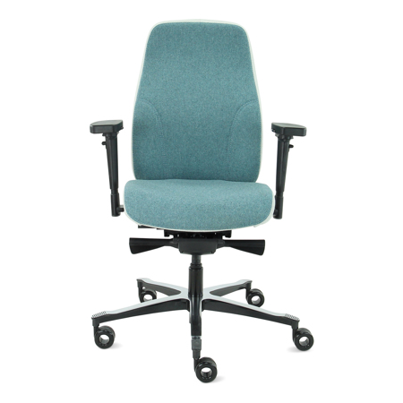Therapod® X2 bureaustoel - azuurblauw/grijs