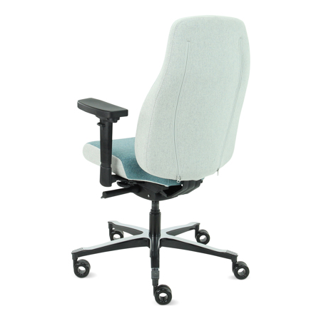 Therapod® X2 bureaustoel - azuurblauw/grijs