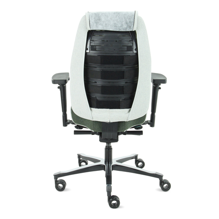 Therapod® X2 bureaustoel - azuurblauw/grijs