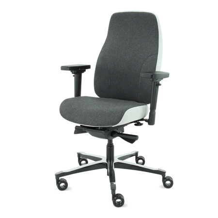 Therapod® X2 bureaustoel - middengrijs/grijs