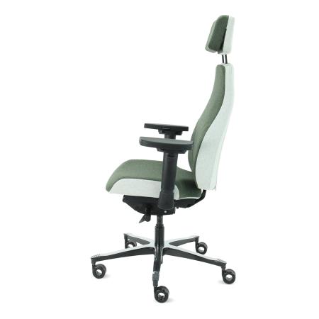 Therapod® X2 HR bureaustoel - olijfgroen/grijs