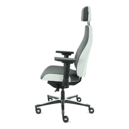 Therapod® X2 HR bureaustoel - middengrijs/grijs