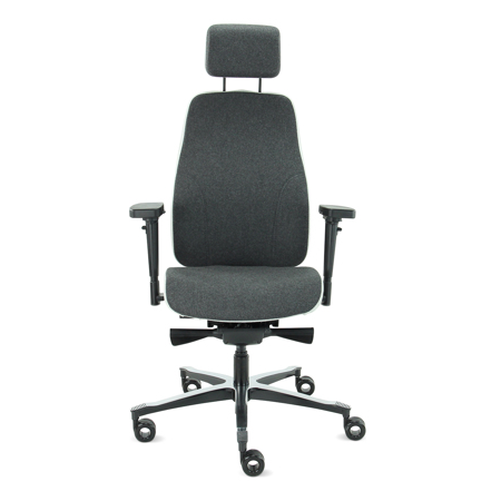 Therapod® X2 HR bureaustoel - middengrijs/grijs