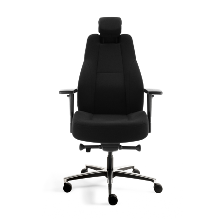 B1 24-uur stoel – Mirage stof zwart B1 24-uur stoel – Mirage stof zwart