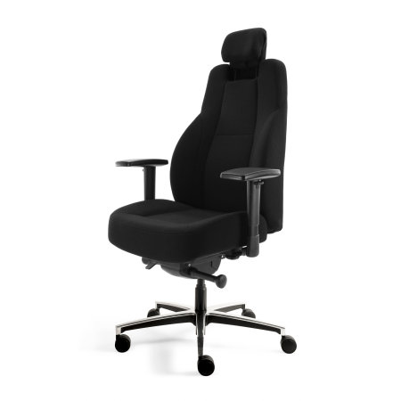 B1 24-uur stoel – Mirage stof zwart B1 24-uur stoel – Mirage stof zwart