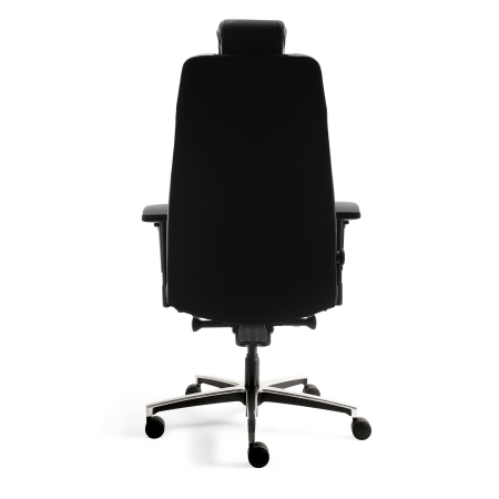 B1 24-uur stoel - Mix van Mirage stof en leder - zwart B1 24-uur stoel - Mix van Mirage stof en leder - zwart