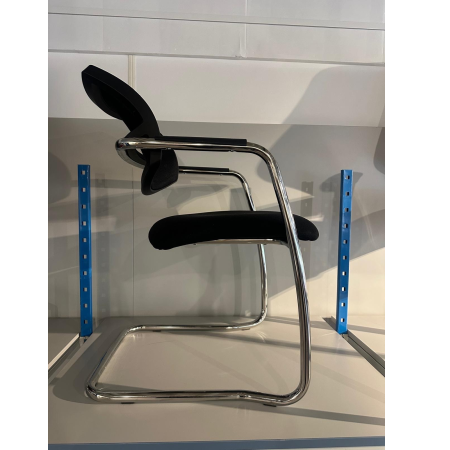 GKS sledestoel - zwart/chroom GKS sledestoel - zwart/chroom