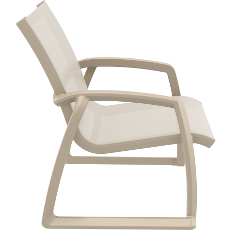Siesta Pacific Lounge Armchair Taupe - Taupe