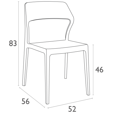 Siesta Snow stoel Olijfgroen