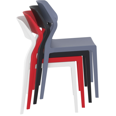 Siesta Snow stoel Zwart