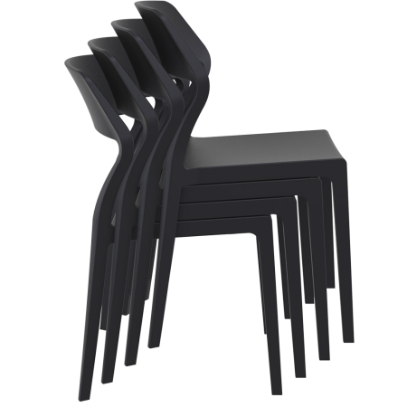 Siesta Snow stoel Zwart