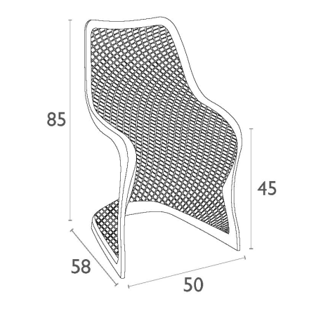 Siesta Bloom stoel Taupe