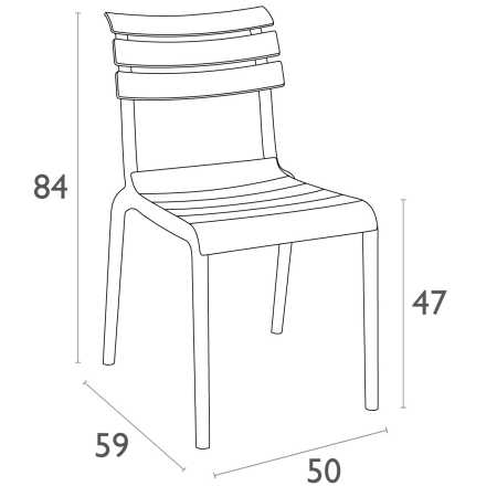 Siesta Helen stoel Olijfgroen