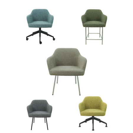 CS Lola barkruk – lage kuip | zithoogte 78 cm